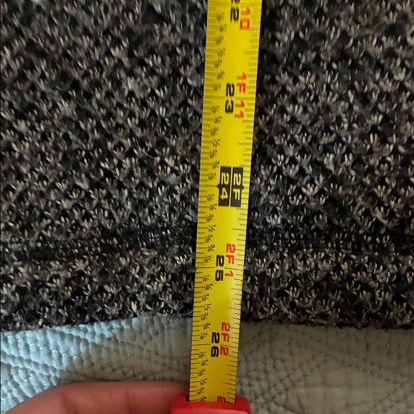 Orvis Men's Charcoal and Black Zip-Up Sweater - Picture 5 of 6